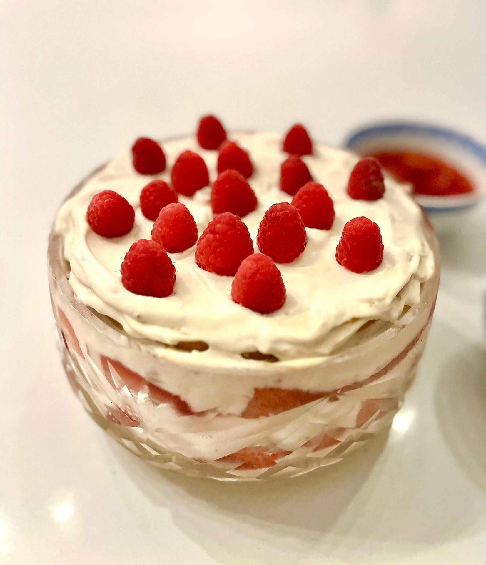Strawberry Yoghurt Trifle