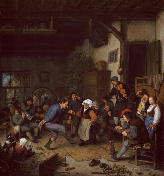 Merrymakers in an Inn – A Poem