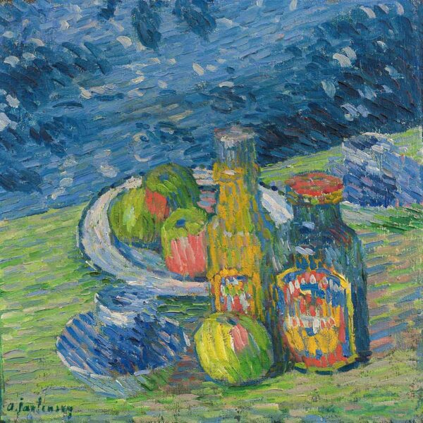 Still Life with Bottles and Fruit – A Poem