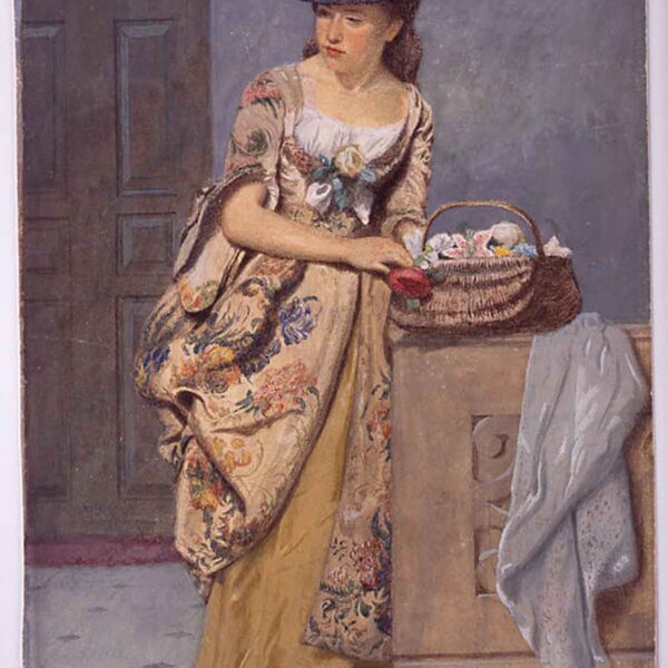 Costumed Woman with Vegetables – A Poem